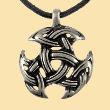 Keltisches Triade-Amulett -  versilbert
